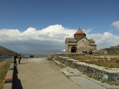 Asi nejznamejsi misto v Armenii-klaster Sevanak...